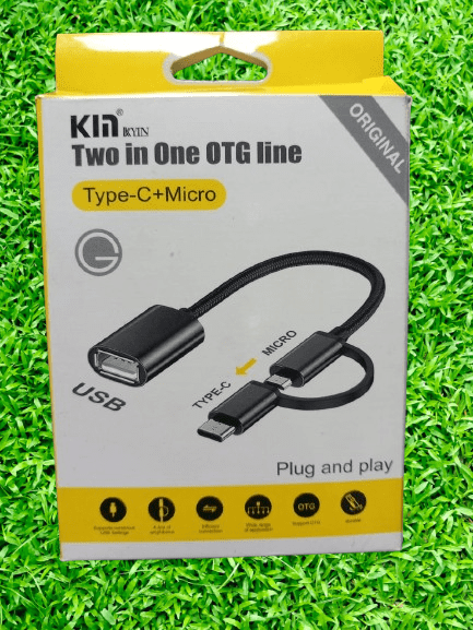 Two in one OTG Line Typec +micro